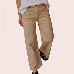 ASKK NY Women's khaki Japanese denim pants